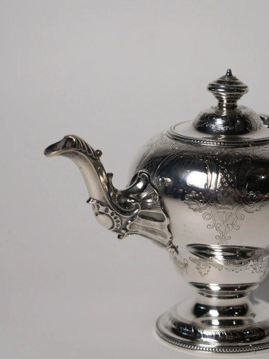 John Schofield - Théière - Argent 925 - style rococo, Antiek en Kunst, Antiek | Zilver en Goud