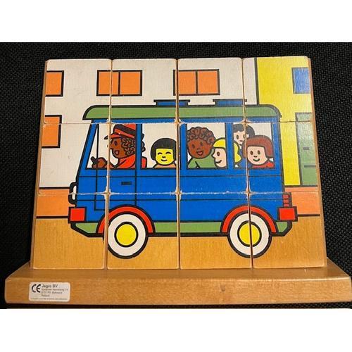 Verticale stokpuzzel Schoolbus, Boeken, Schoolboeken, Verzenden
