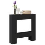 vidaXL Haardombouw 81x18x82 cm bewerkt hout zwart, Huis en Inrichting, Kachels, Verzenden, Nieuw