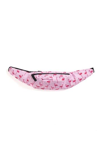 Brede Heuptas Flamingo Roze Fanny Pack Voorvak Zwarte Band T beschikbaar voor biedingen
