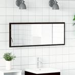 vidaXL LED Badkamerspiegel Zwart Eiken 100x8,5x37 cm Hout, Verzenden, Nieuw