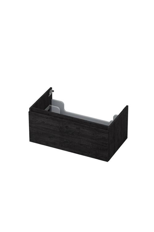 Onderkast INK 1 lade greeploos met houten keerlijst 80 cm x, Doe-het-zelf en Bouw, Sanitair, Bad, Nieuw, Ophalen of Verzenden