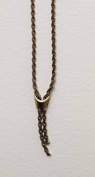 Ketting - 14 karaat Geel goud - Bolo western ketting, Handtassen en Accessoires, Antieke sieraden