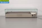 RVS Opzetvitrine Opzet koelvitrine saladière 7 x 1/3 GN 160, Ophalen of Verzenden, Nieuw in verpakking