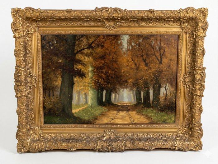 Anne Marinus Broeckman (1874-1946) - Bospad te Laren, Antiek en Kunst, Kunst | Schilderijen | Klassiek