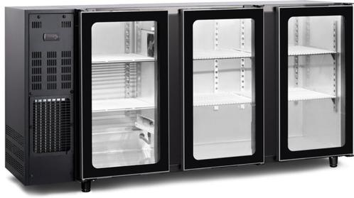 TBC3G 177B  Barkast met glas deuren (FGB340/177V), Articles professionnels, Horeca | Équipement de cuisine, Envoi