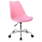 Roze Stoel Bureau | Chrome | Laatste Stuks!, Ophalen of Verzenden