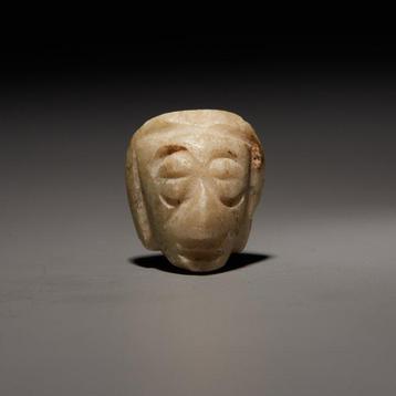 Mixteca, Mexique Jade Pendentif en forme de masque. 800 -, Collections