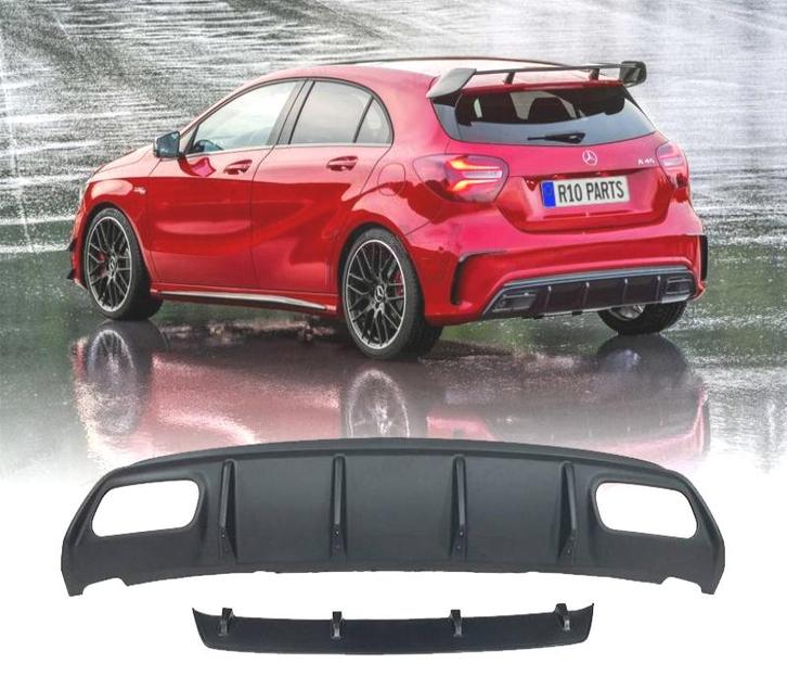 DIFFUSEUR POUR MERCEDES CLASSE A W176 AMG 12-18 LOOK A45 NOI, Auto-onderdelen, Carrosserie, Verzenden