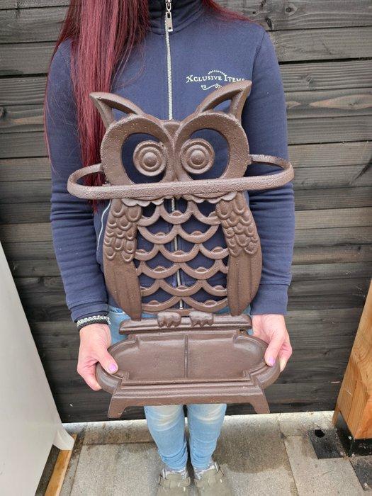 Paraplustandaard/rek - Gietijzer - uil, Antiek en Kunst, Kunst | Designobjecten