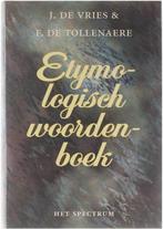 Etymologisch woordenboek 9789027456595 Jonas de Vries, Boeken, Verzenden, Gelezen, Jonas de Vries