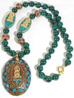 Malachite (naturelle) AAAA - Collier - Amulettes de, Antiquités & Art