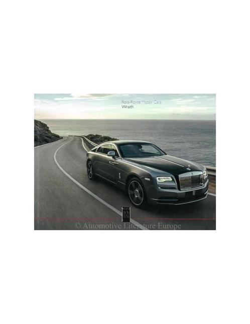 2017 ROLLS ROYCE WRAITH BROCHURE ENGELS, Boeken, Auto's | Folders en Tijdschriften, Ophalen of Verzenden