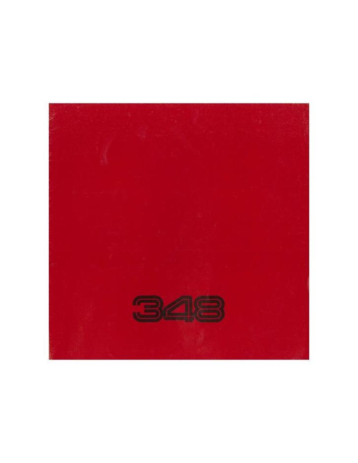 1989 FERRARI 348 TB TS BROCHURE 575/89, Boeken, Auto's | Folders en Tijdschriften, Ophalen of Verzenden