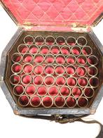 Ladekast - Antieke scatola porta cartucce - cartuccera van, Antiek en Kunst