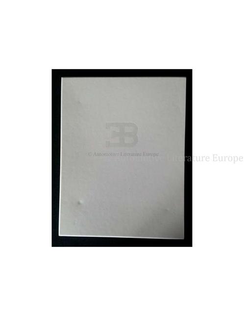 2009 BUGATTI VEYRON 16.4 GRAND SPORT HARDCOVER BROCHURE, Boeken, Auto's | Folders en Tijdschriften