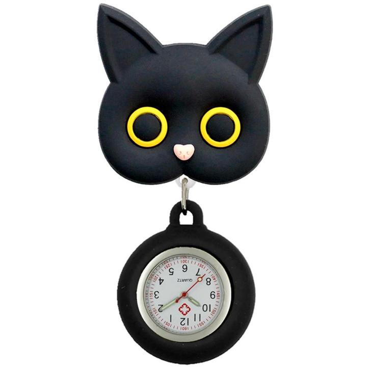 Fako® - Verpleegstershorloge - 3D Roller - Poesje / Kat, Bijoux, Sacs & Beauté, Montres | Femmes, Envoi