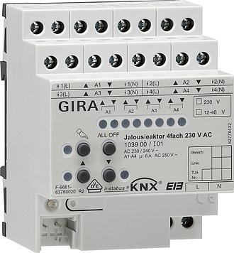 Gira KNX Jaloezie- en Rolluik-bussysteem DIN-rail - 103900, Doe-het-zelf en Bouw, Elektriciteit en Kabels, Verzenden