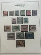 Belgique 1914/1921 - Collection complète de timbres