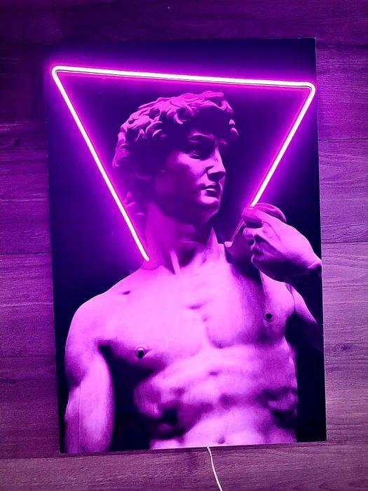 LEDMansion - David Triangle Led Wall Art, Antiek en Kunst, Kunst | Schilderijen | Modern