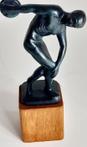 Bronzen beeld - Discus werpers - 18 cm - Gepatineerd brons,