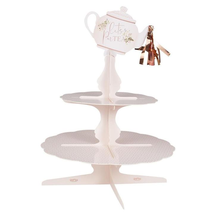 Etagere Theekop 34cm, Hobby en Vrije tijd, Feestartikelen, Nieuw, Verzenden