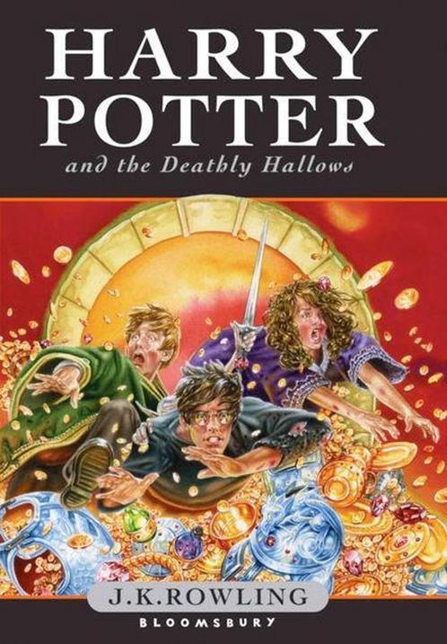 HARRY POTTER HC CHILD CVR 07 THE DEATHLY HALLOWS JK Rowling, Boeken, Overige Boeken, Gelezen, Verzenden