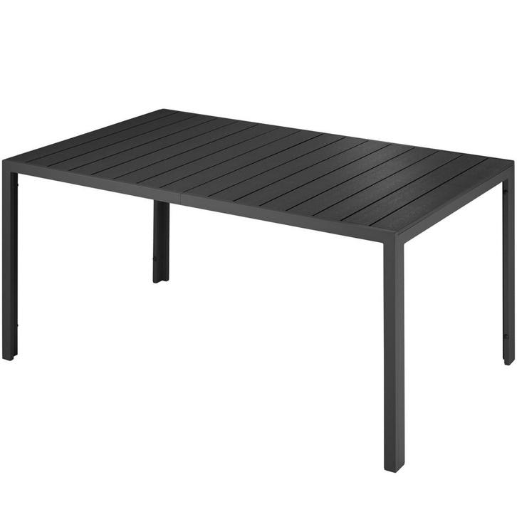 tectake Aluminium tuintafel Bianca in hoogte verstelbare voe, Tuin en Terras, Tuinsets en Loungesets, Verzenden