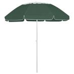 vidaXL Strandparasol 300 cm groen, Tuin en Terras, Verzenden, Nieuw