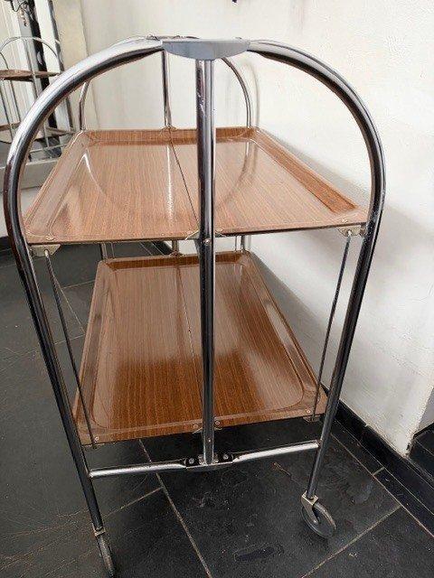 Serveerwagen - - Vintage serveerwagen, Antiek en Kunst, Kunst | Designobjecten