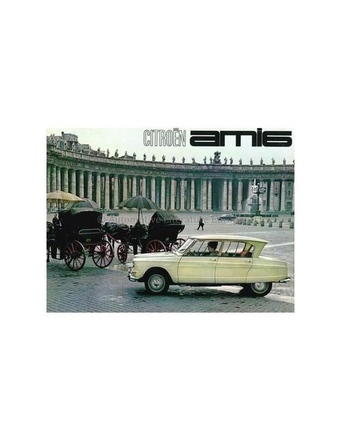 1963 CITROËN AMI 6 BROCHURE NEDERLANDS, Boeken, Auto's | Folders en Tijdschriften, Ophalen of Verzenden