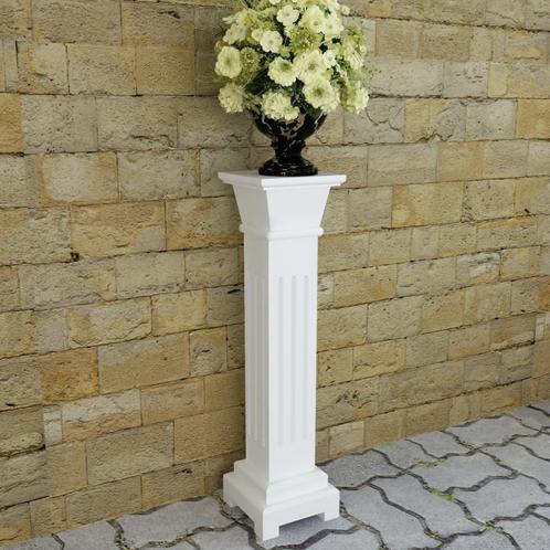 vidaXL Plantenstandaard klassieke zuil MDF, Tuin en Terras, Bloembakken en Plantenbakken, Nieuw, Verzenden
