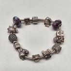 Pandora Armband met 13 Bedels | Nette staat, Handtassen en Accessoires, Ophalen of Verzenden, Nieuw