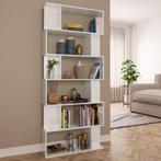 vidaXL Boekenkast/kamerscherm 80x24x192 cm hoogglans wit, Verzenden, Nieuw
