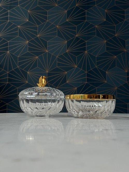 Val Saint Lambert - Charles Graffart & René Delvenne - Kom, Antiek en Kunst, Antiek | Glaswerk en Kristal