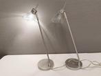 Tafellamp (2) - Glas, Metaal, Antiek en Kunst, Antiek | Verlichting