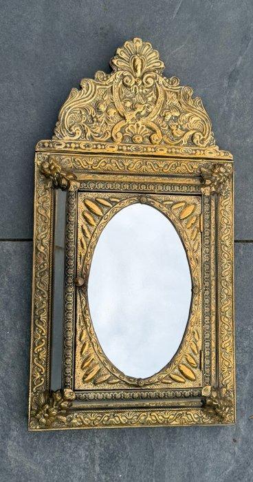 Kabinet - Hout, Koper, Spiegel, Antiek en Kunst, Antiek | Overige Antiek