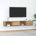 vidaXL Tv-meubelen 2 st 80x31x25,5 cm bewerkt hout, Verzenden, Nieuw