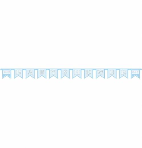 Geboorteslinger Jongen Babyshower 6m, Hobby en Vrije tijd, Feestartikelen, Nieuw, Verzenden