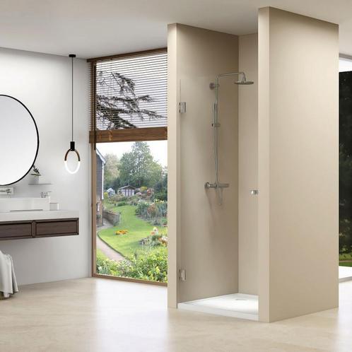 Nis Douchedeur Van Rijn Products Helder Glas 70x200 cm Ronde, Doe-het-zelf en Bouw, Sanitair, Douche, Nieuw, Chroom, Ophalen of Verzenden