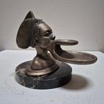 M. LEDUCQ - sculptuur, Buste Exposition Coloniale - 20 cm -, Antiek en Kunst