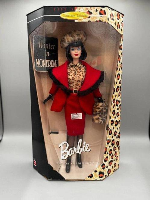 Mattel  - Barbiepop Winter in Montreal Barbie Doll City, Antiek en Kunst, Antiek | Speelgoed