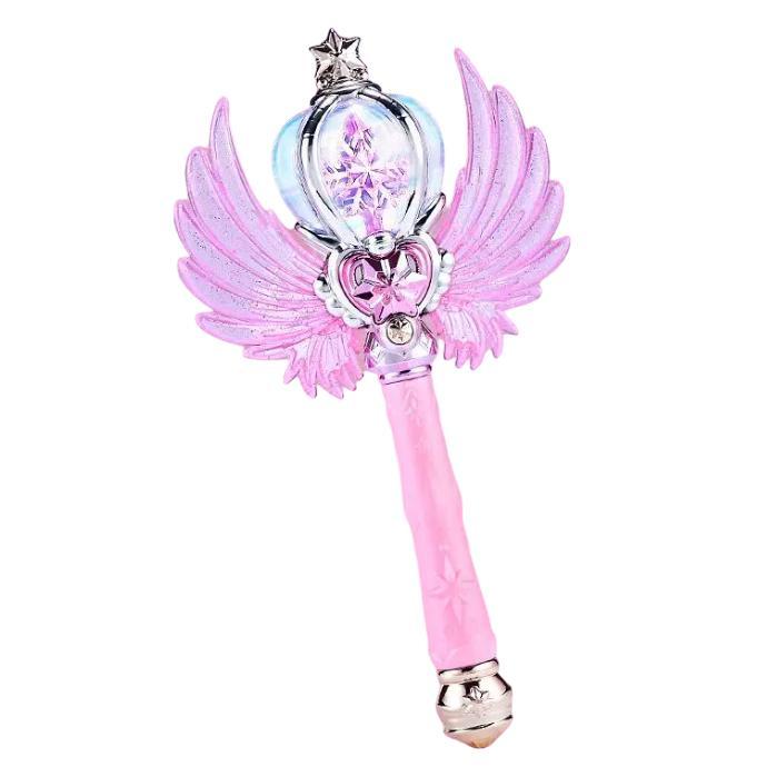 Toverstaf met Licht Meisje Glitter Prinses - Roze, Verzamelen, Overige Verzamelen, Verzenden