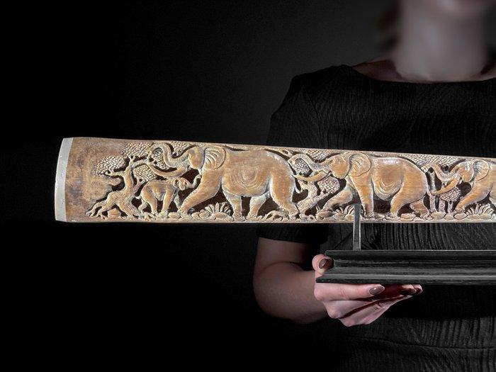 Geen minimumprijs - Prachtige extra grote uitgehakte, Antiek en Kunst, Kunst | Designobjecten