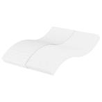 vidaXL Schuimmatras hardheid H2 H3 120x210 cm wit, Huis en Inrichting, Slaapkamer | Matrassen en Bedbodems, Verzenden, Nieuw