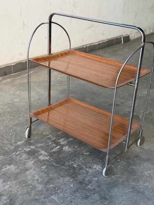Serveerwagen - Metaal, Plastic, Hout - Carrello vintage, Antiquités & Art, Art | Objets design