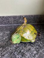 J Chein & Co. - Tortue avec Rider - Jouet en étain à