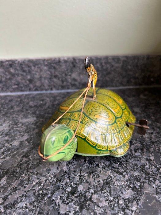 J Chein & Co. - Tortue avec Rider - Jouet en étain à, Antiquités & Art, Antiquités | Jouets