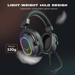 RGB Gaming Headset - Voor PS4/XBOX/Switch/PC 7.1 Surround, Télécoms, Verzenden