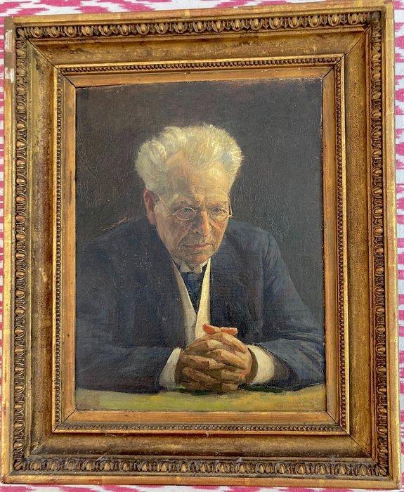 Jan Pieter Veth - De heer J. Hudig Dirksz, Antiek en Kunst, Kunst | Schilderijen | Klassiek